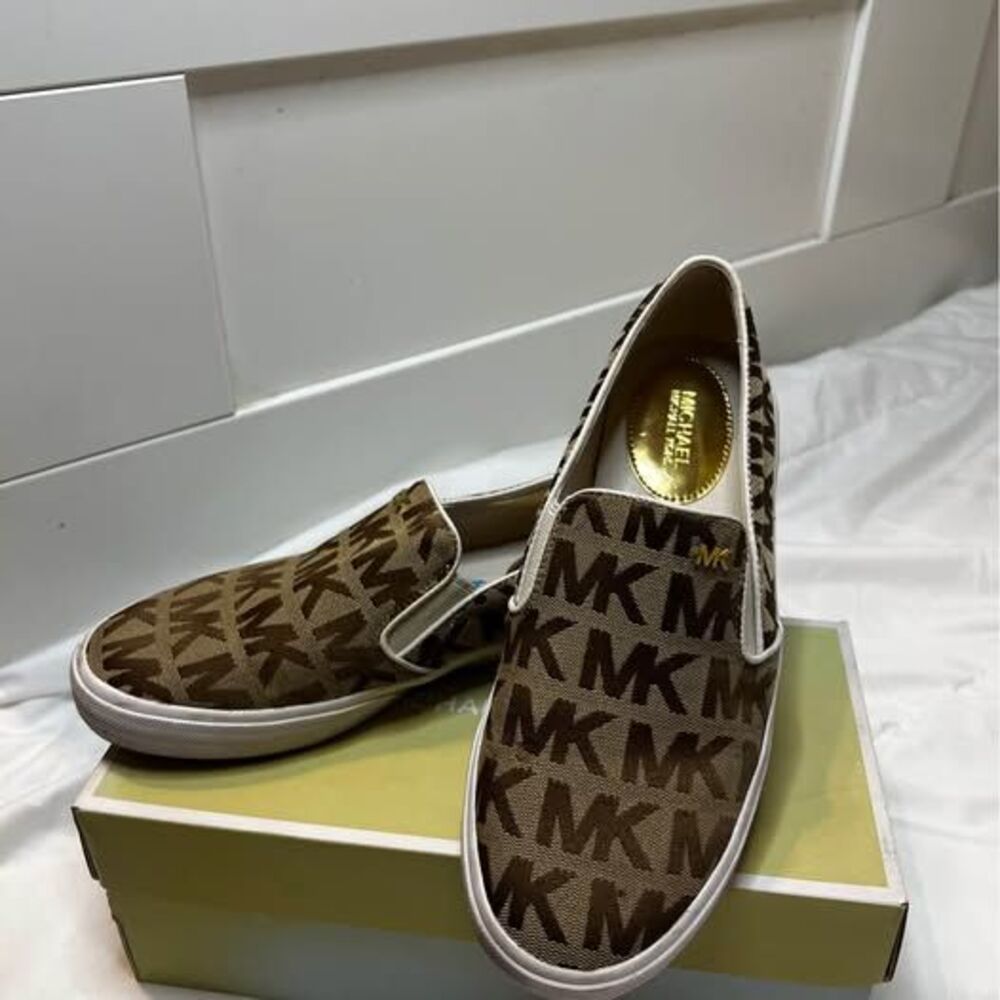 Michael Kors Monogram Slip Ons